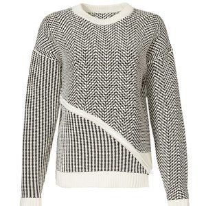 Opening Ceremony Black and White Crew Neck Sweater